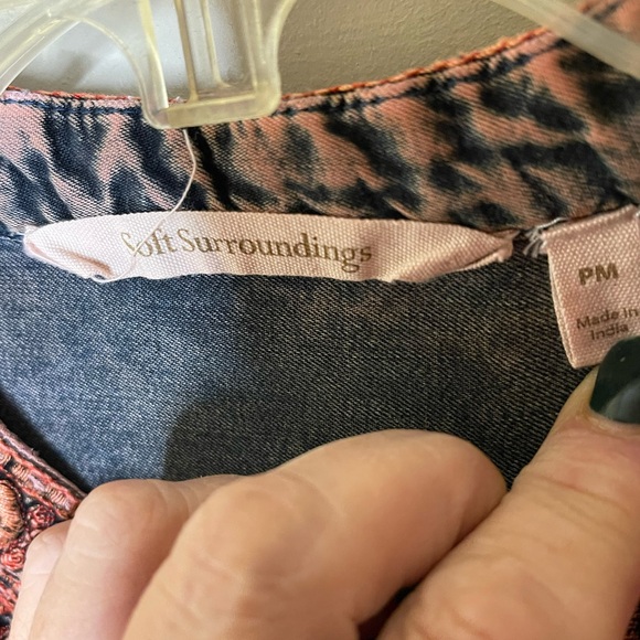 Soft Surroundings Boho Tunic Top PM - Picture 3 of 3